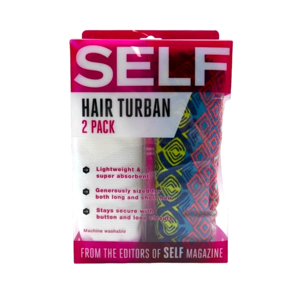 New in Box SELF Hair Turban 2 Pack L👀K